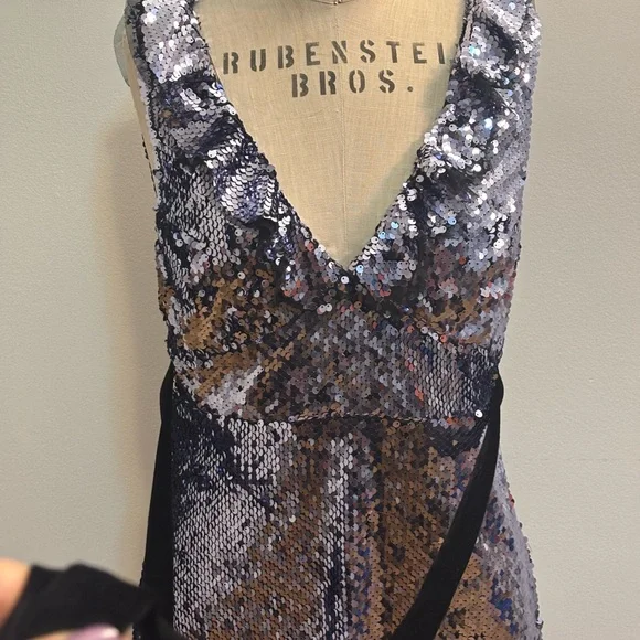 Free People Sequin Mini Dress - 6 - Picture 13 of 16